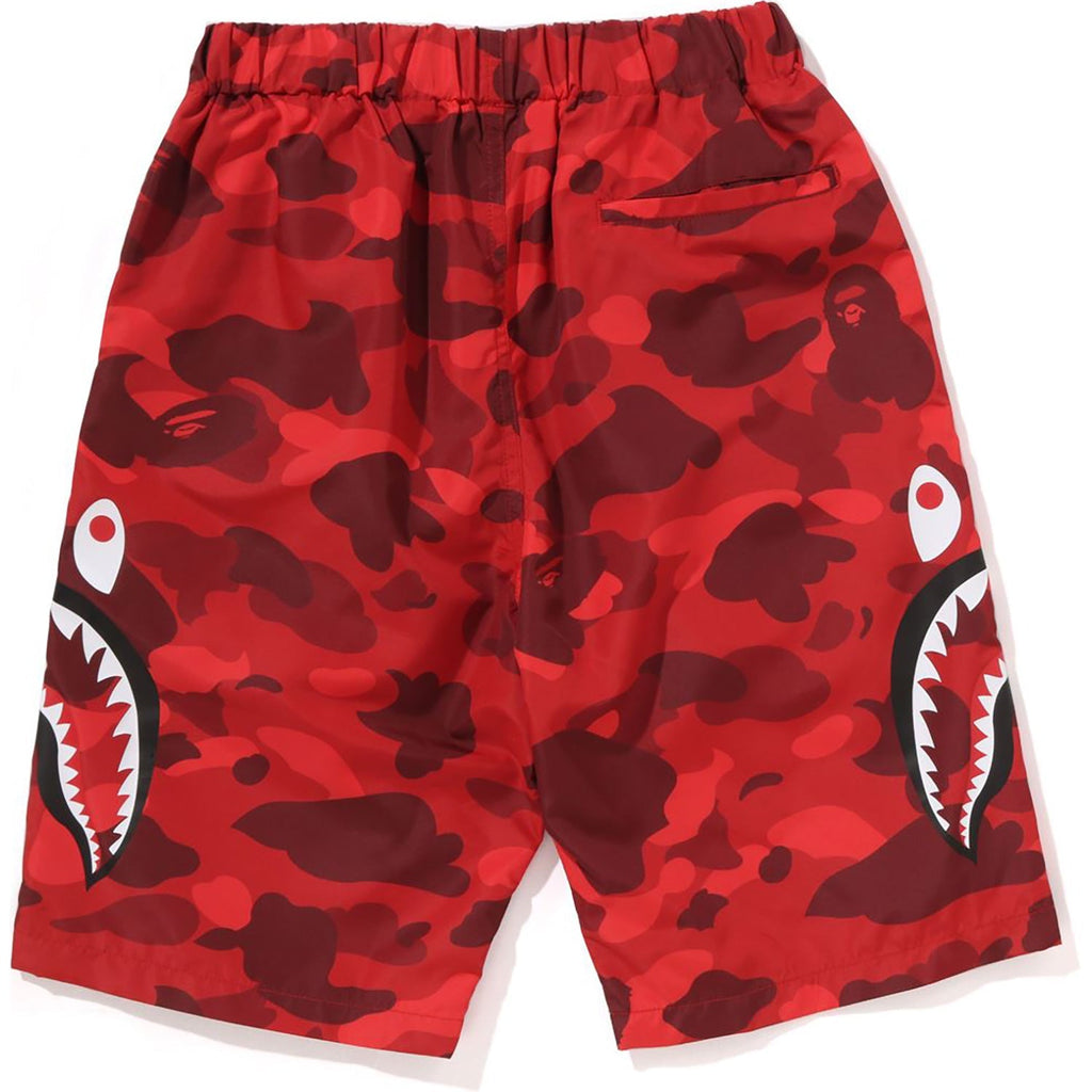 COLOR CAMO SIDE SHARK BEACH SHORTS JR KIDS