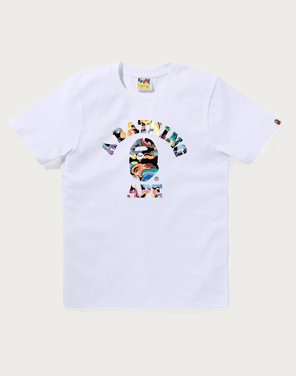 ART CAMO COLLEGE TEE LADIES