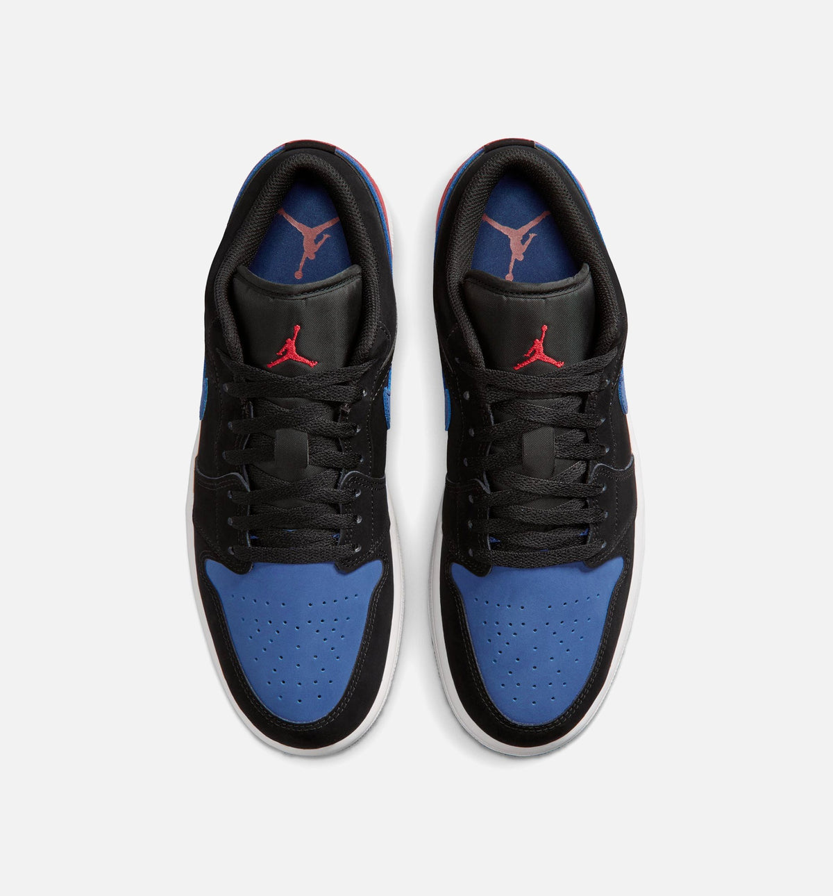 Air Jordan 1 Low Mens Lifestyle Shoe - Black/Summit White/True Blue/Varsity Red