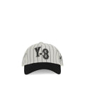 Y-3 White Polyester Baseball Cap