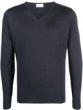 John Smedley V-neck long-sleeved jumper