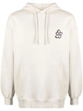 Camper floral print cotton hoodie