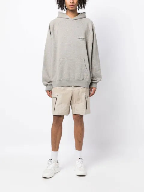 FEAR OF GOD ESSENTIALS chest logo-print detail hoodie