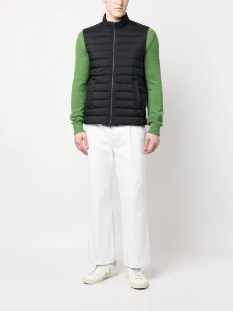 Herno padded zip-up gilet
