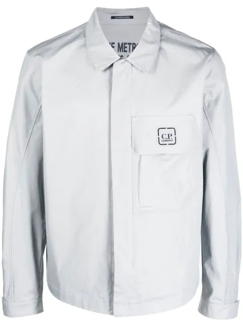 C.P. Company shirt jacket with logo print
