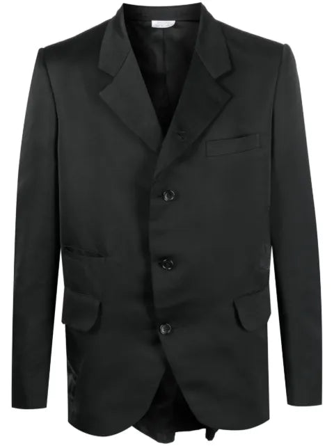 Comme des Garçons Homme Plus zip-details blazer