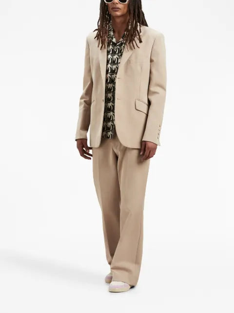 Palm Angels Fitted Retro single-breasted blazer