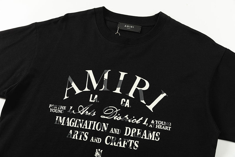 AMIRI Logo-Print Cotton T-Shirt