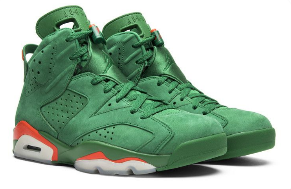 Air Jordan 6 Retro 'Gatorade' Green Sneakers