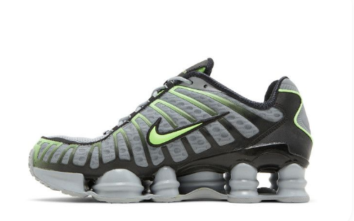 Nike Shox TL 'Wolf Grey/Lime Blast' Sneakers
