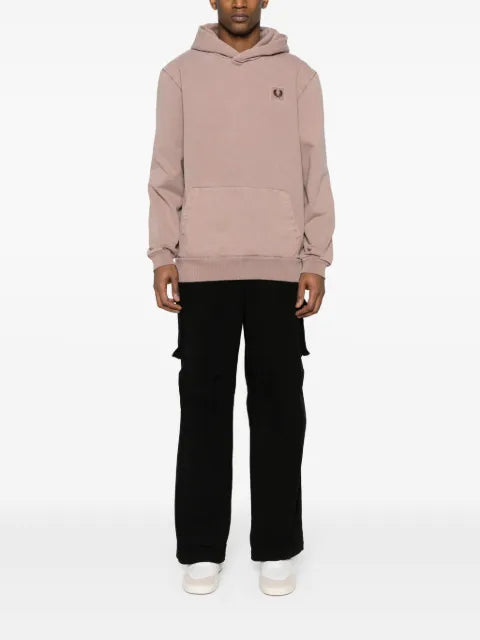 Fred Perry logo-appliqué hoodie