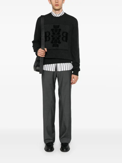 Barrie 3D-logo cashmere jumper