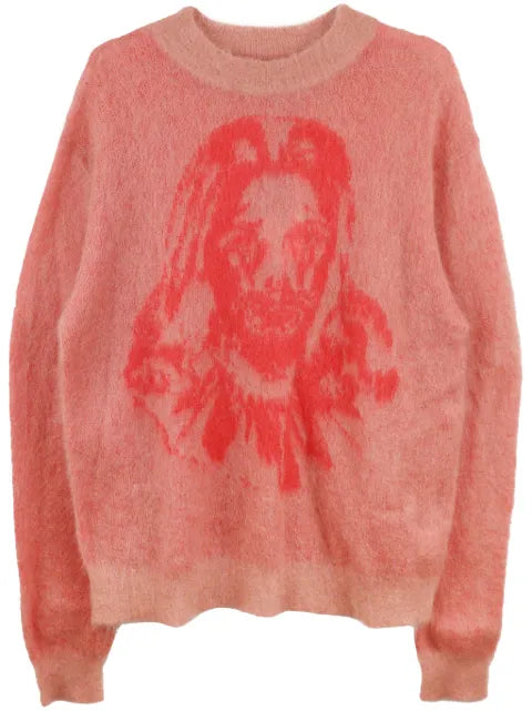 SAINT MXXXXXX mohair-blend jumper