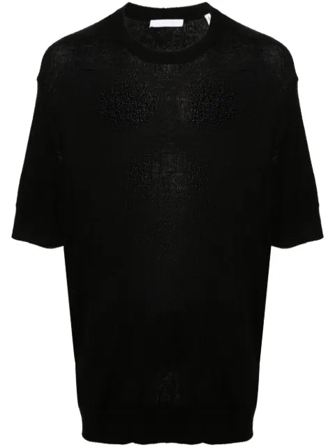 Helmut Lang crushed-effect sweater