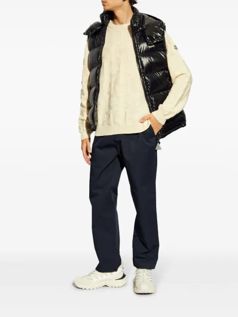 Moncler Bormes high-shine padded gilet