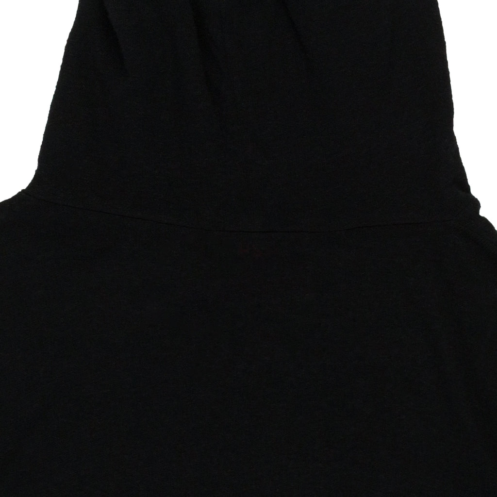 BLACK MESH LONG SLEEVE HOODIE