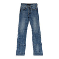 MULTI CINCHED STRAIGHT-FIT JEANS