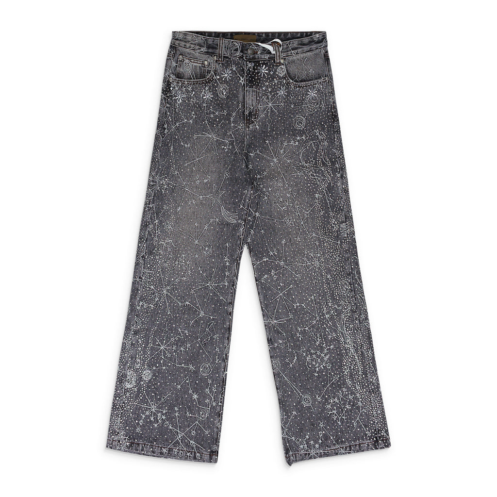 BLACK 20K ZODIAC DIAMOND DENIM