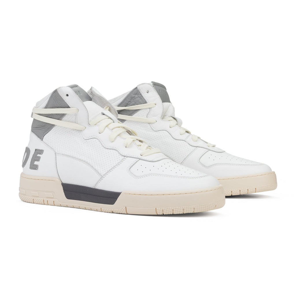 WHITE RHECESS MID SNEAKERS