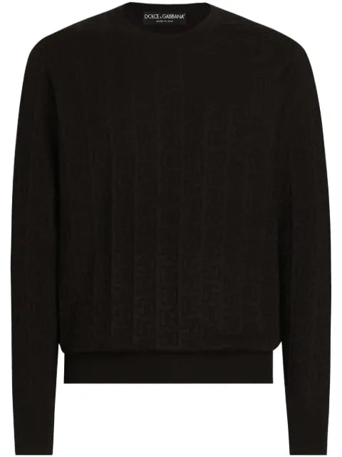 Dolce & Gabbana logo-jacquard sweater
