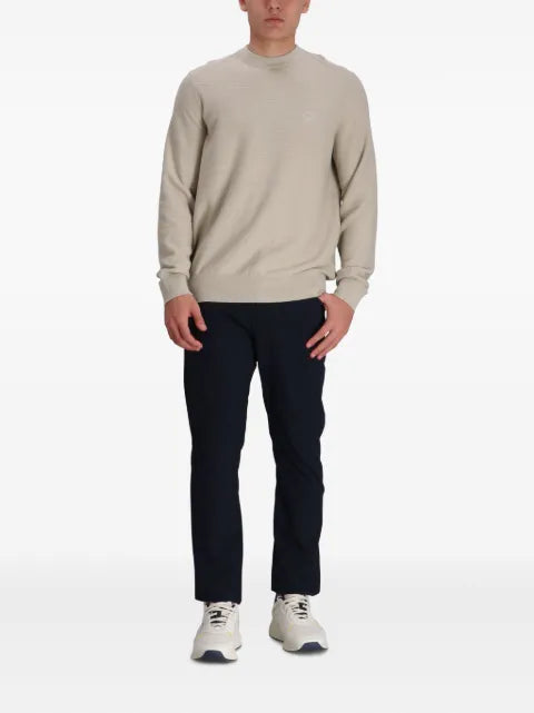 BOSS logo-appliqué jumper