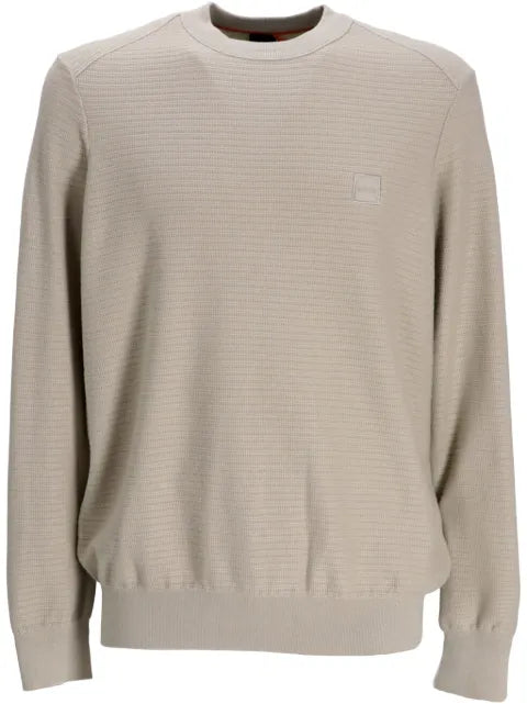 BOSS logo-appliqué jumper