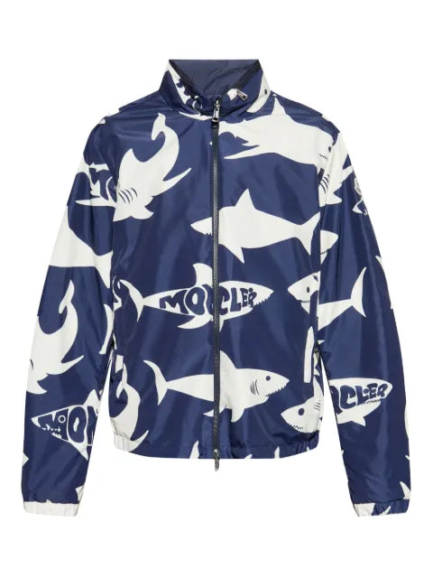 Moncler Shark-print bomber jacket