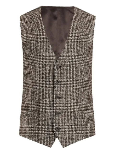 Dolce & Gabbana Glen check-pattern waistcoat
