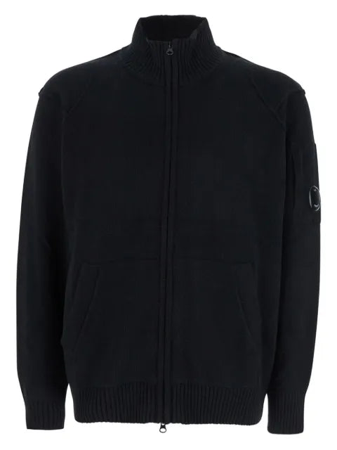 C.P. Company lambswool zip-up cardigan