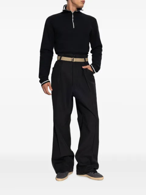 Maison Margiela high-neck front-zip sweater