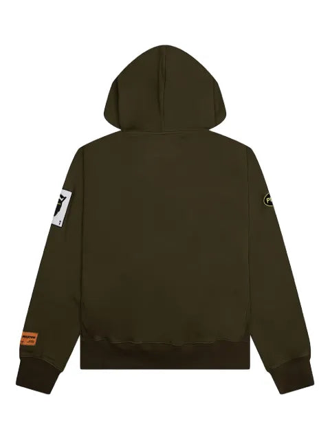 Heron Preston Preston Racing skull-patch hoodie
