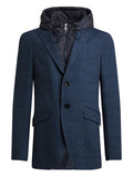 ETRO herringbone removable-hood jacket