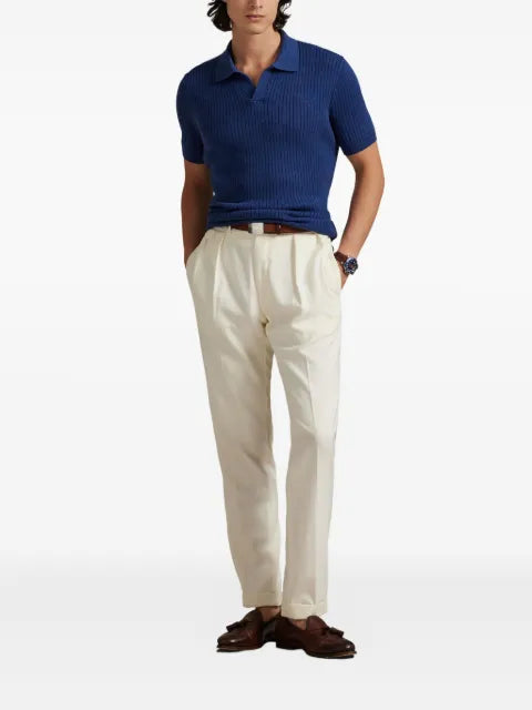 Polo Ralph Lauren rib-knit short-sleeve jumper