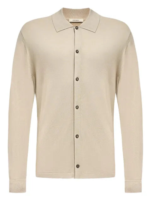 12 STOREEZ Buttoned silk-cotton shirt