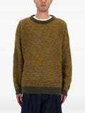 YMC striped crew neck sweater