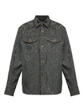 Versace jacquard cotton overshirt