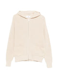 Lardini hooded zip-up cardigan