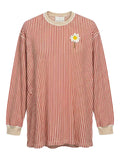 Song For The Mute flower crew neck sweatshirt