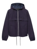 Prada Hooded Raglan Jacket - Black