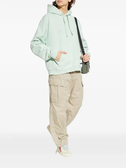 DSQUARED2 embossed hooded sweatshirt
