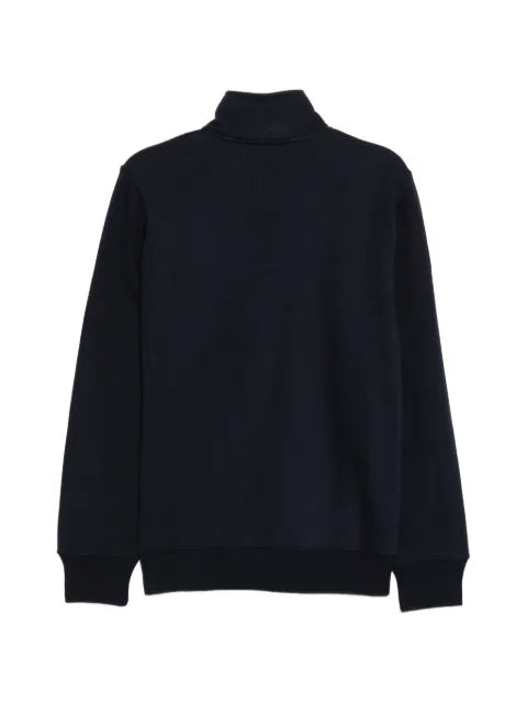 PS Paul Smith logo-embroidered zipped sweatshirt