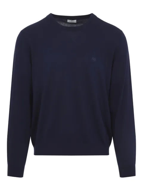 ETRO embroidered round-neck sweater