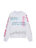 MSGM print-detail sweatshirt