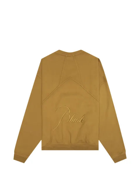 RHUDE logo-embroidered crewneck sweatshirt