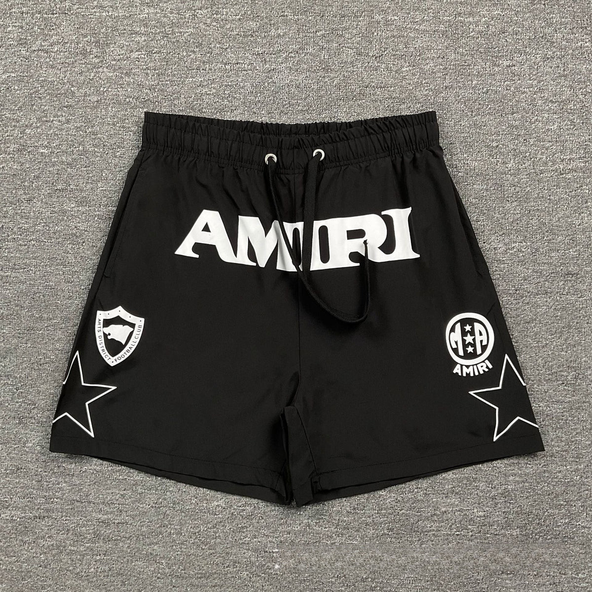 Amiri Star Letter Print Casual Loose Beach Shorts Unisex