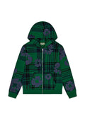 Denim Tears plaid wreath zip hoodie