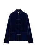 Shanghai Tang knot-button pocket jacket