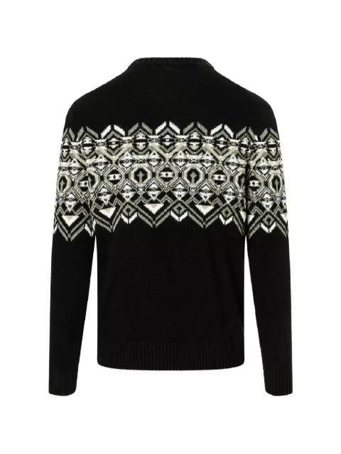 BOGNER Luci contrast-pattern sweater
