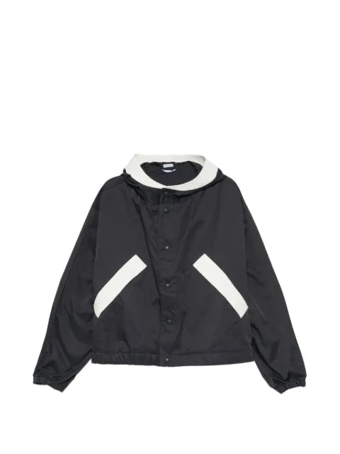 Thom Browne poly tech cropped parka