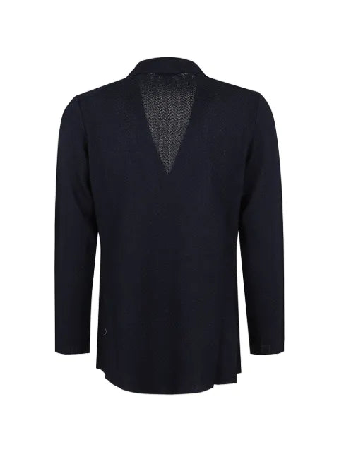 Lardini double-breasted cotton blazer